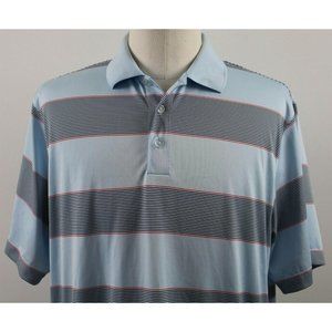 NEW Nike Ultra Stripe S/S Dri-Fit Polo Shirt MENS LARGE